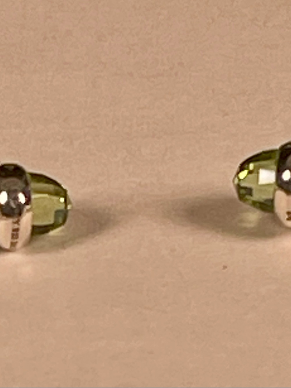 David Yurman cable flex bracelet silver with 14k and peridot, 4mm. Size medium - Picture 4 of 5